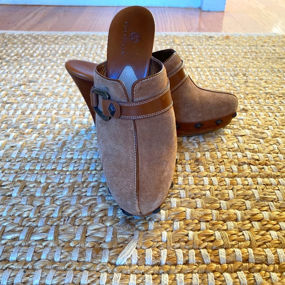 Cole Haan Shoes - Cole Haan Suede Mule Clog